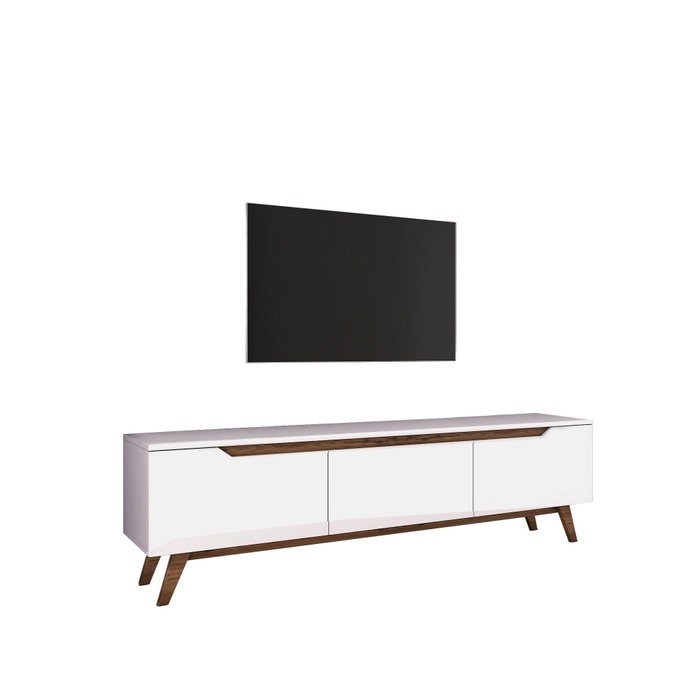 Hanah Home Soporte para TV D1 - 794 Blanco y Nogal